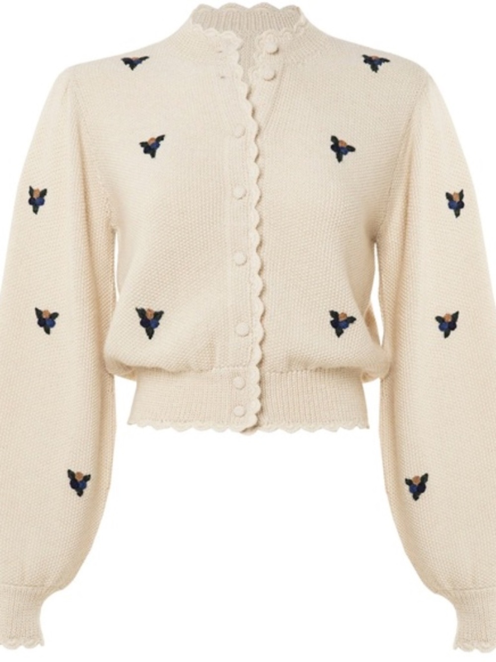 Agua by Agua Bendita Pradera Ivory Cardigan